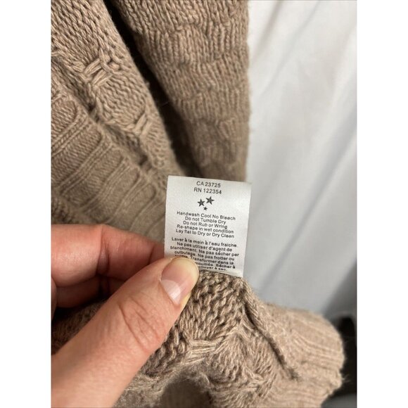 Cozy Tan Women's Cardigan Sweater - Picture 5 of 10